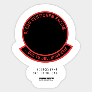The Secret Patch Collection - VX-9 Sticker